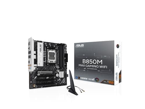 Asus B850m Max Gaming Wifi Am5 Micro-atx Moderkort Asus B850m Max Gaming Wifi Am5 Micro-atx Moderkort