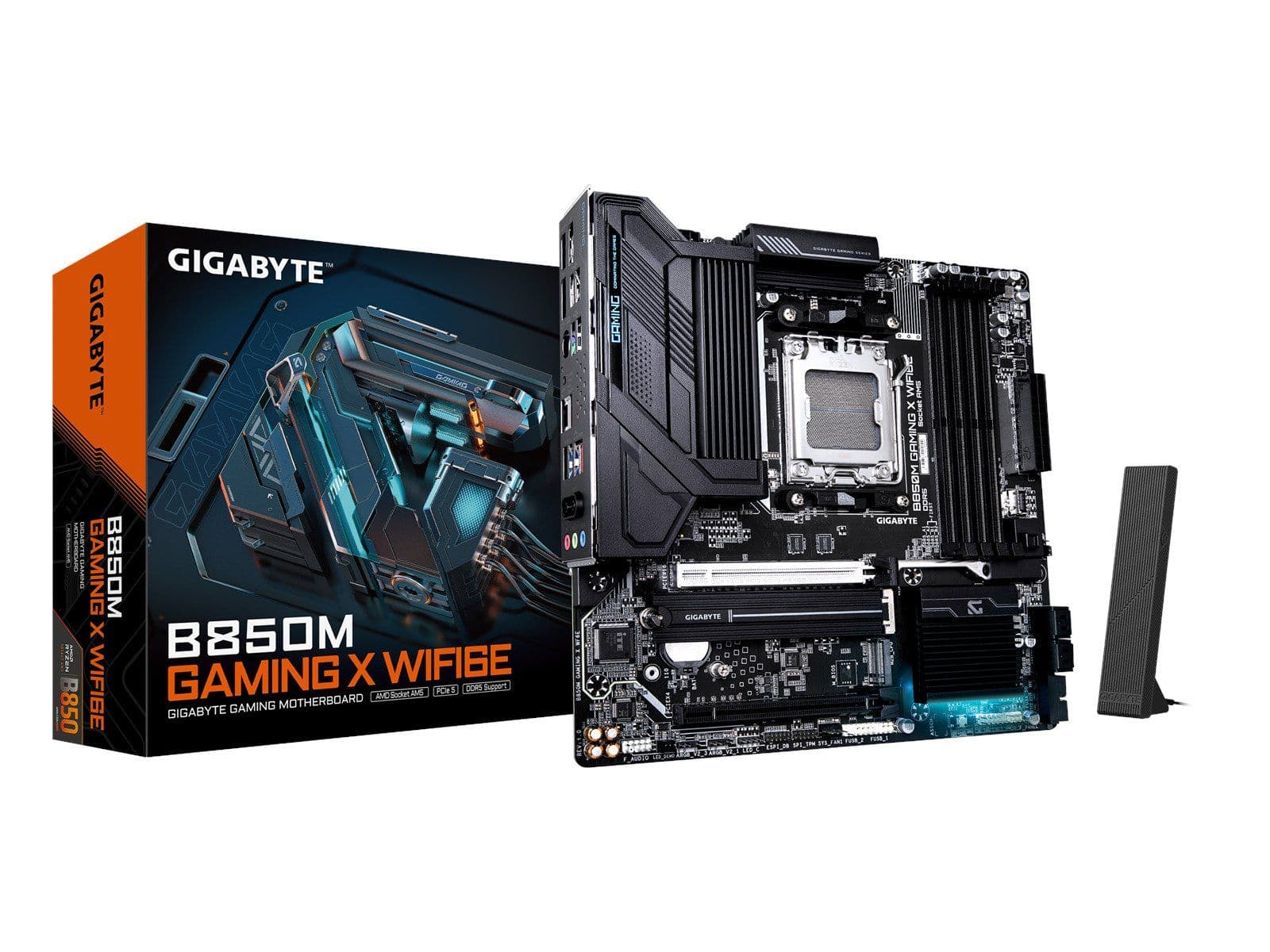 Gigabyte B850M AORUS ELITE WIFI6E Moderkort Gigabyte B850M AORUS ELITE WIFI6E Moderkort