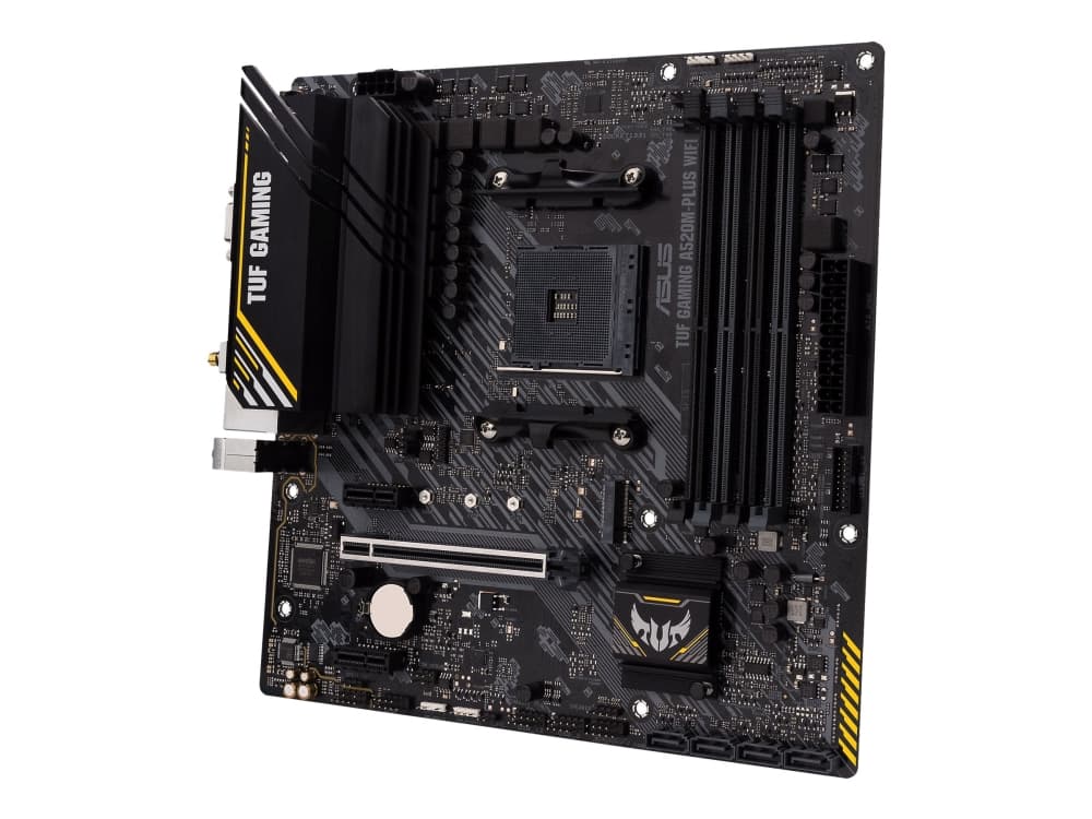 ASUS TUF GAMING A520M-PLUS WIFI DDR4 Moderkort ASUS TUF GAMING A520M-PLUS WIFI DDR4 Moderkort