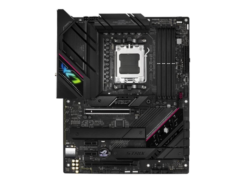 ASUS ROG STRIX B650E-F GAMING WIFI Moderkort - AMD B650 - AMD AM5 socket - DDR5 RAM - ATX ASUS ROG STRIX B650E-F GAMING WIFI Moderkort - AMD B650 - AMD AM5 socket - DDR5 RAM - ATX