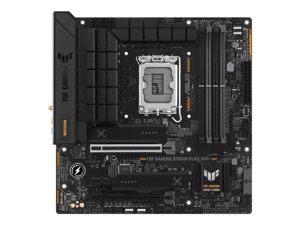 Asus Tuf Gaming B760m-plus Wifi Lga 1700 Micro-atx Moderkort Asus Tuf Gaming B760m-plus Wifi Lga 1700 Micro-atx Moderkort