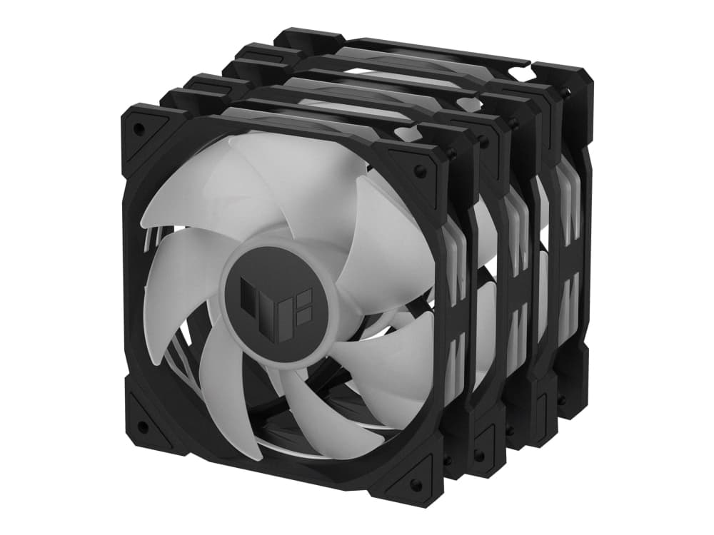 Asus TUF Gaming TR120 ARGB Reverse Fläkt 3pk (svart) Asus TUF Gaming TR120 ARGB Reverse Fläkt 3pk (svart)