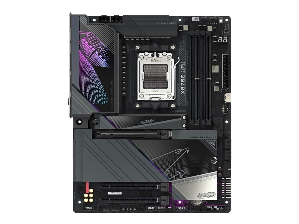 Gigabyte X870E AORUS MASTER Moderkort Gigabyte X870E AORUS MASTER Moderkort