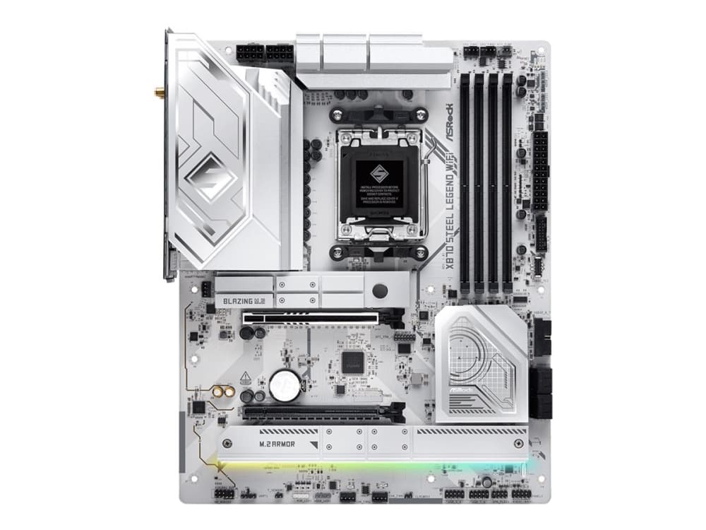 ASRock X870 Steel Legend WiFi Moderkort ASRock X870 Steel Legend WiFi Moderkort