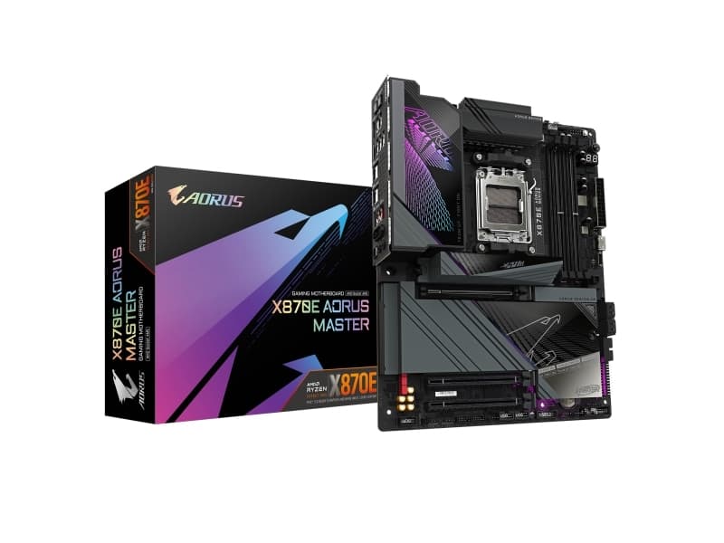 Gigabyte X870E AORUS MASTER Moderkort Gigabyte X870E AORUS MASTER Moderkort