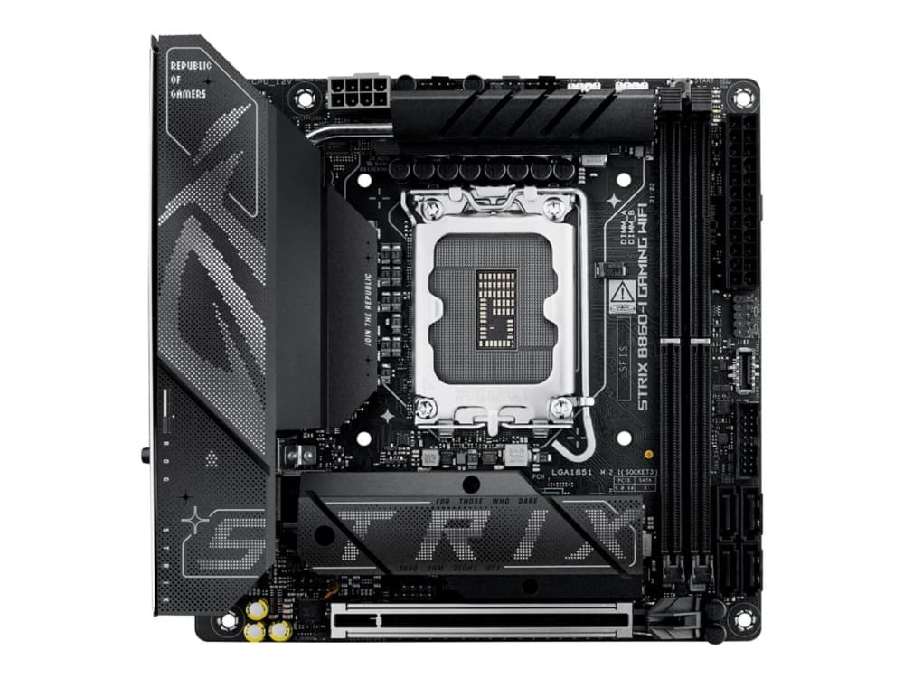 ASUS ROG STRIX B860-I GAMING WIFI Moderkort ASUS ROG STRIX B860-I GAMING WIFI Moderkort