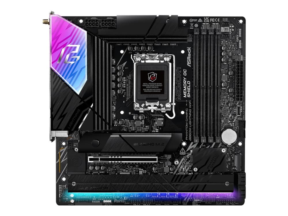 ASRock B860M Lightning WiFi Moderkort ASRock B860M Lightning WiFi Moderkort