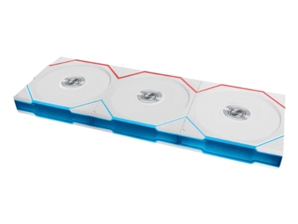 Lian Li UNI FAN TL Wireless LCD 3pk (vit) Lian Li UNI FAN TL Wireless LCD 3pk (vit)
