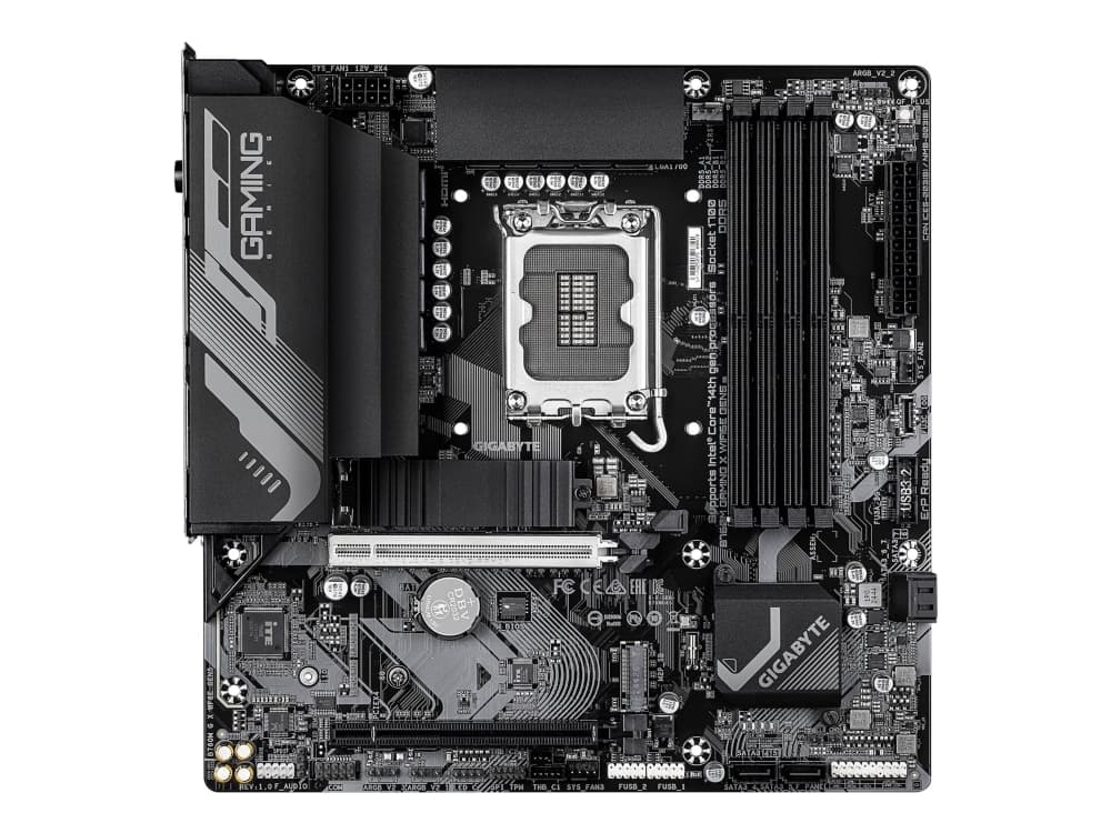 GIGABYTE B760M GAMING X WIFI6E GEN5 Moderkort - Intel B760 - Intel LGA1700 - DDR5 RAM - Micro-ATX GIGABYTE B760M GAMING X WIFI6E GEN5 Moderkort - Intel B760 - Intel LGA1700 - DDR5 RAM - Micro-ATX