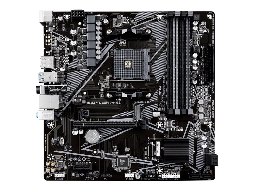Gigabyte A520M DS3H WF6E Gigabyte A520M DS3H WF6E