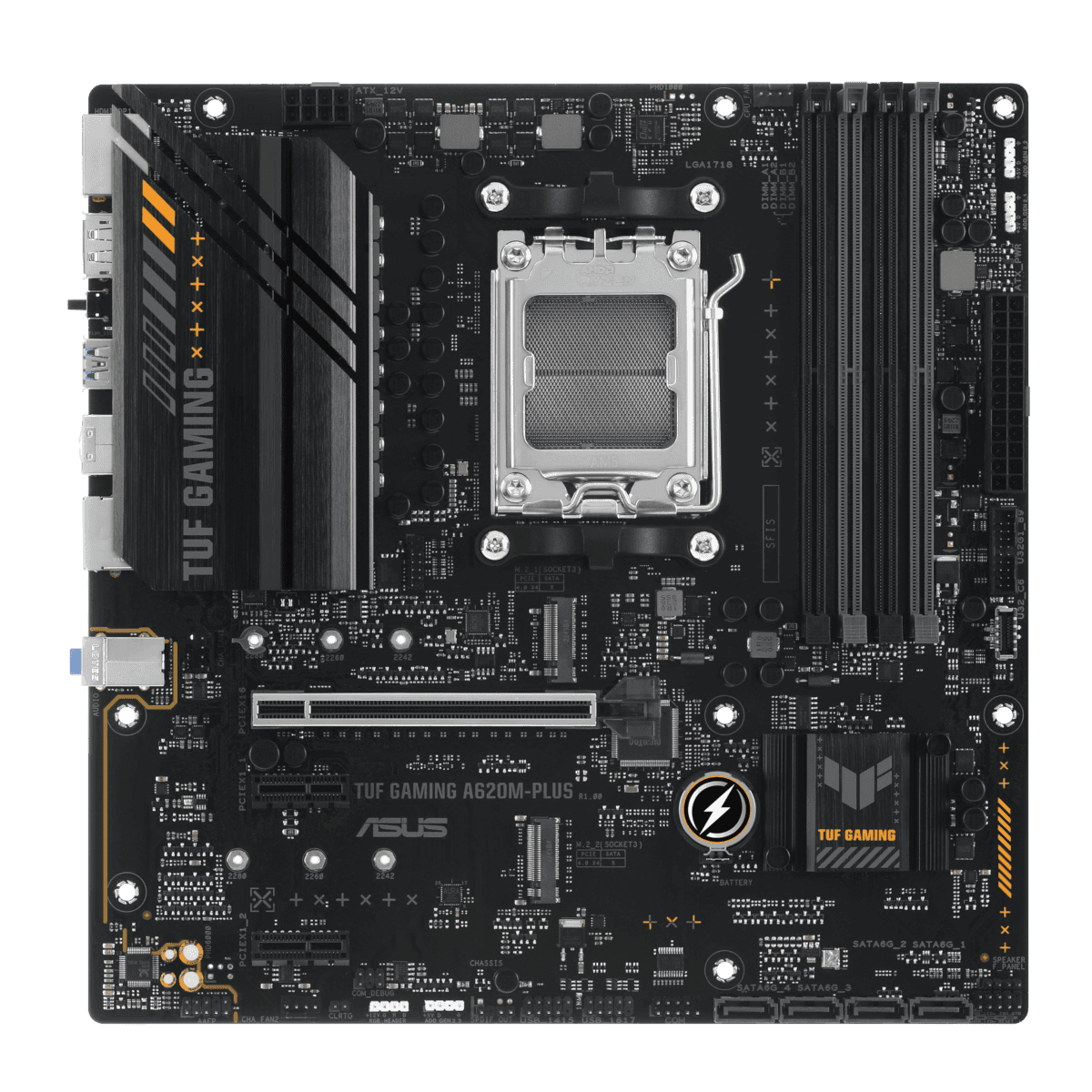 ASUS TUF GAMING A620M-PLUS WIFI Moderkort ASUS TUF GAMING A620M-PLUS WIFI Moderkort