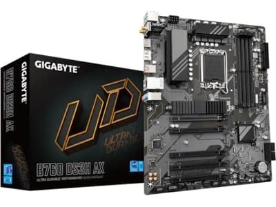 Gigabyte B760 DS3H AX Moderkort Gigabyte B760 DS3H AX Moderkort