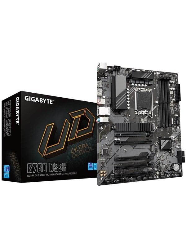 GIGABYTE B760 DS3H Moderkort - Intel B760 - Intel LGA1700 socket - DDR5 RAM - ATX GIGABYTE B760 DS3H Moderkort - Intel B760 - Intel LGA1700 socket - DDR5 RAM - ATX