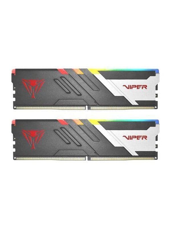 Patriot Viper Venom RGB DDR5-6000 - 32GB - CL36 - Dual Channel (2 pcs) - AMD EXPO & Intel XMP - Svart med RGB Patriot Viper Venom RGB DDR5-6000 - 32GB - CL36 - Dual Channel (2 pcs) - AMD EXPO & Intel XMP - Svart med RGB